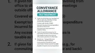 Conveyance Allowance: Tax Rules You NEED to Know!