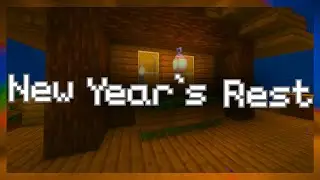 rain settles in&hellip; minecraft night sleep ambience(HAPPY NEW YEARS)