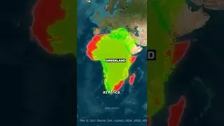 True Size of Greenland😮