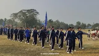 March Past Practice for Republic Day 2026. #williamnagar. Date:24/01/2026