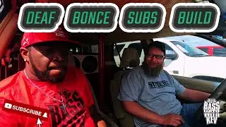 DEAF BONCE SUBWOOFERS POWERED BY SUNDOWN AUDIO SALT 8 AMPLIFIER