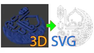 Tutorial: Export Blender 3D model to SVG vector image