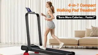 Lontek 4-в-1 Walking Pad: компактная беговая дорожка, которая действительно даёт результаты