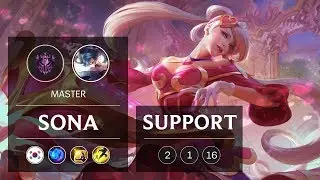 Sona Support vs Blitzcrank - KR Master Patch 9.4