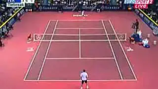 Roger Federer VS David Ferrer -- Basel 2006 Highlights