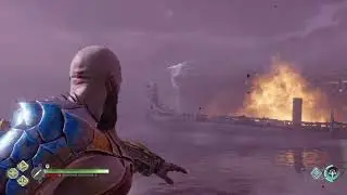 THOR VS J&Ouml;RMUNGANDR GOD OF WAR RAGNAROK