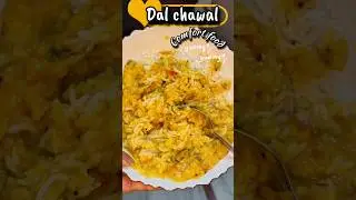 Dal chawal | Comfort food| #dalchawal #dalricerecipe  #shorts #youtubeshorts #foodievlogsbyvidu