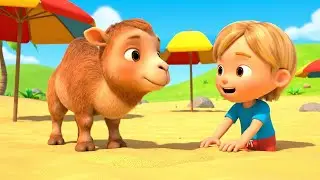 Oops! Tiny Camel Knocked Over the Sandcastle 🐪 | Nursery Rhymes for Kids & Baby Songs