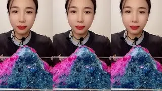 QIAN EATING ICE / MUKBANG ICE / 吃冰😈小达人😈燕子 #mukbang #asmrsounds