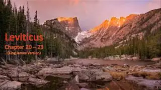 Leviticus 20 - 23  (King James Version)
