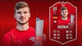 FIFA 20: TIMO WERNER 89 POTM PLAYER REVIEW I FIFA 20 ULTIMATE TEAM