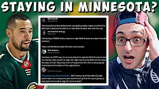 Could MATT DUMBA re-sign with the MINNESOTA WILD? | NHL News | The Sota Pod CLIPS