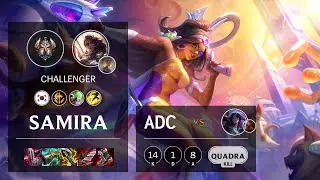 Samira ADC vs Kai'Sa - KR Challenger Patch 11.9