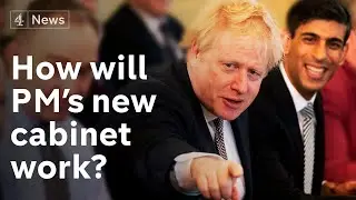Johnson chairs his first reshuffled cabinet after Chancellor&rsquo;s resignation