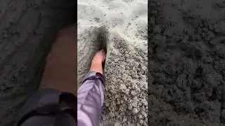 Extracting Water From sand Ground #survival #camping #outdoors #buscraft #lifehacks