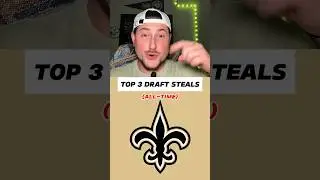 Top 3 Draft Steals All-Time: New Orleans Saints #saints #neworleanssaints #whodat #nfldraft #nfl