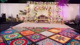 Mehndi Decor Home Setup Idea #decor #wedding #event #mehndi #eventplanner 