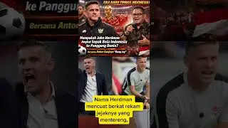 Harapan Baru Timnas Indonesia di Tangan John Herdman #beritaterkini #breakingnews