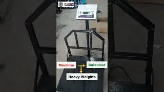 MS Checkered Platter ⚖️ Heavy Duty Platform Weighing Scale | 300&ndash;500kg Capacity 💪 #Shorts #ricemill