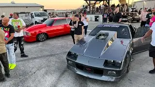 MARCH MANIA GRUDGE RACE | CRAZY B NITROUS CAMARO GO THE BACK TIRE VS OLE RED SMALL BLOCK MALIBU!!
