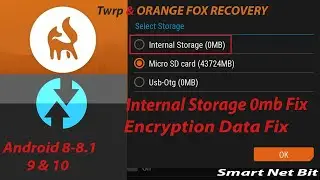 Internal Storage 0mb Fix & Encryption Data Fix Any Android