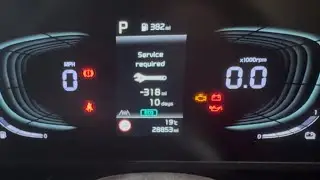 Kia Niro Service Light Reset. Hybrid