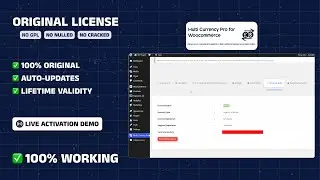 Multi Currency Pro with License Key | Change Currency wise Payment Methods in WooCommerce WordPress