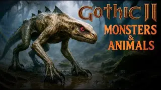 Gothic 2. Monsters and Animals. AI Generated.