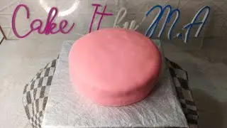 How to cover a cake with fondant | Learn fondant techniques #howtocakeit #fondantart #fondant
