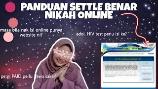 PANDUAN SPPIM BENAR NIKAH ONLINE BORANG NIKAH ONLINE