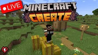 Minecraft Create Mod Episode 1 | First Youtube Live Stream
