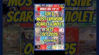 Top 5 Most Expensive Scarlet & Violet Sets in Pok&eacute;mon Trading Card Game (TCG) Oct 2025 #shorts
