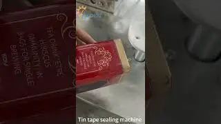Container tape around machine,tin tape around machine,biscuit box tape around machine  #factory