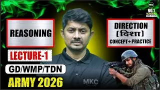 Direction Reasoning Full Concept and Practice | Direction Reasoning Tricks In Hindi |SSC GD Lecture1