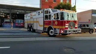 PFD Rescue 1 Responding (wail yelp and some horn)