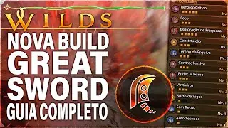 Monster Hunter Wilds - NOVA melhor BUILD ESPAD&Atilde;O - Maior DANO Possivel - Guia ARMA e ARMADURA !!