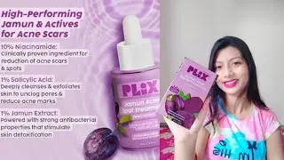 Plix Jamun Acne Marks Treatment Dewy Serum Review  @plixtv5283 #plix #acne #serum #jamun #subscribe 