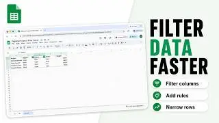 How to Filter Multiple Columns at Once in Google Sheets