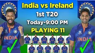 India Playing 11 vs Ireland for 1st T20
