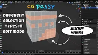 Blender selection methods in edit mode