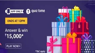 Amazon quiz time 11 June 2020