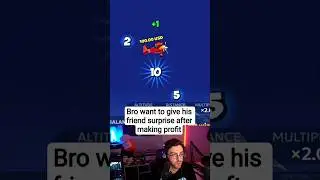 Bro want to make profit to give gift his friend. #planegame #streamer #viral