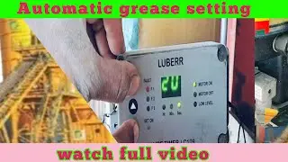 batching plant automatic grease timer setting#electrical #rmc #batchingplant