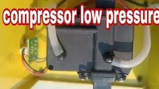 Gas compressor low pressure problem fix