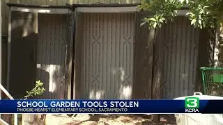 Sacramento-area elementary school's gardening tools stolen