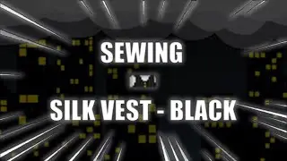 Growtopia Sewing Silk Vest Black #growtopia