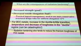 Science Basis for Design of High Performance Radiation Resistant Materials