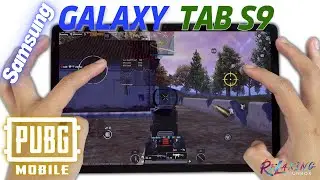 Samsung Galaxy Tab S9 PUBG Mobile Gaming review | FPS & Battery Drain test