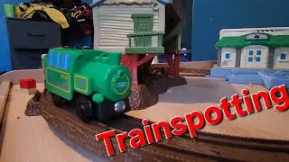 Trainspotting on my new Trackmaster Layout.