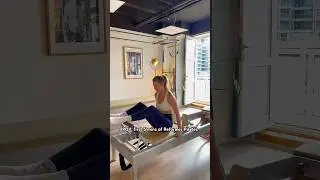 POV: First 5 min Reformer Pilates flow #reformerpilates #pilatesgirl #londonpilates #fitnessshorts